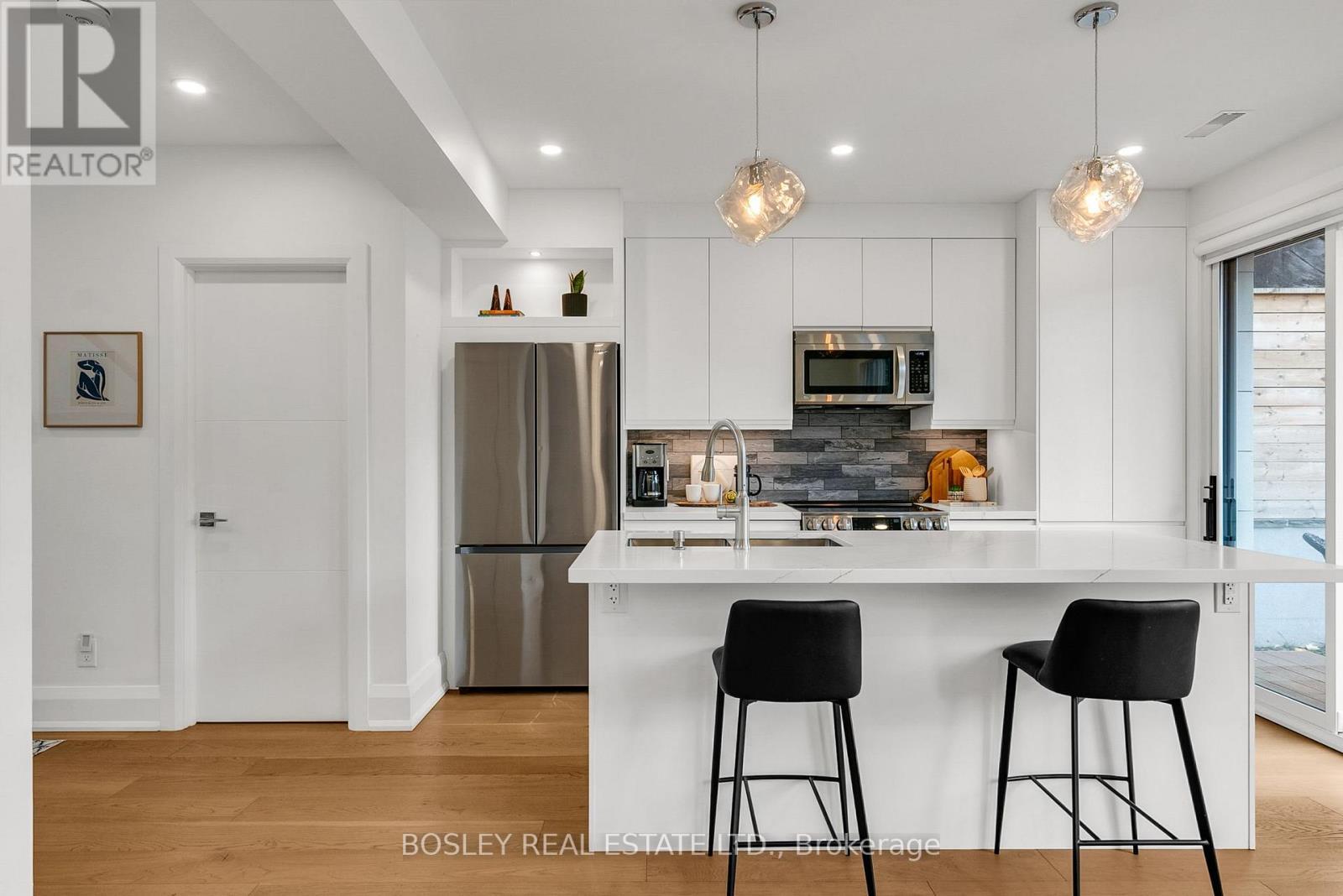 Main And Rear - 108 Moberly Avenue, Toronto, ON - Indoor Photo Showing Kitchen With Upgraded Kitchen