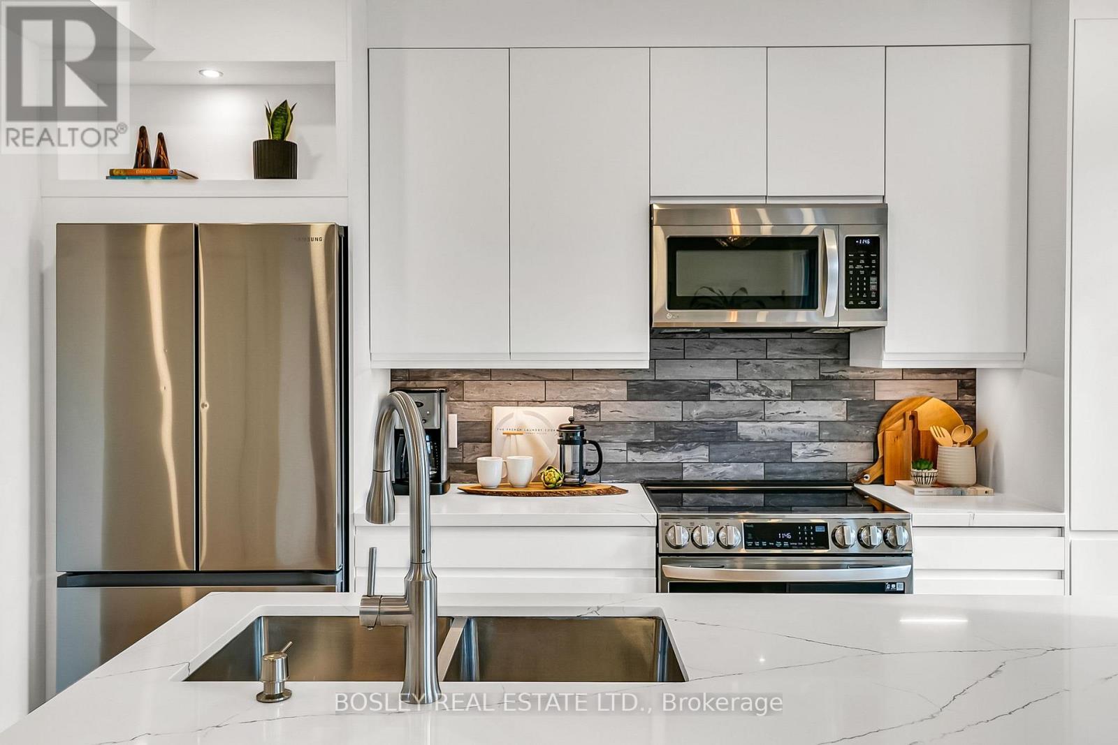 Main And Rear - 108 Moberly Avenue, Toronto, ON - Indoor Photo Showing Kitchen With Double Sink
