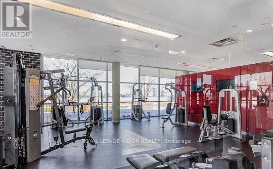 3708 - 125 Village Green Square, Toronto, ON - Indoor Photo Showing Gym Room
