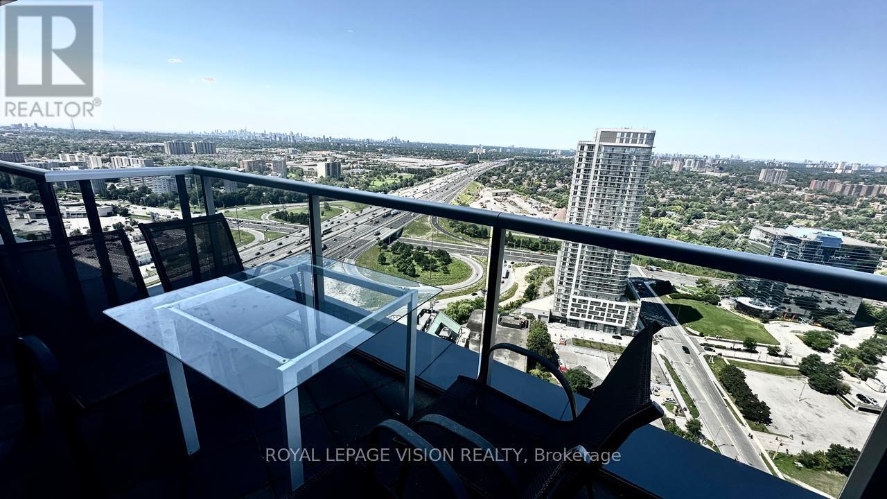 3708 - 125 Village Green Square, Toronto, ON - Outdoor With Balcony With View