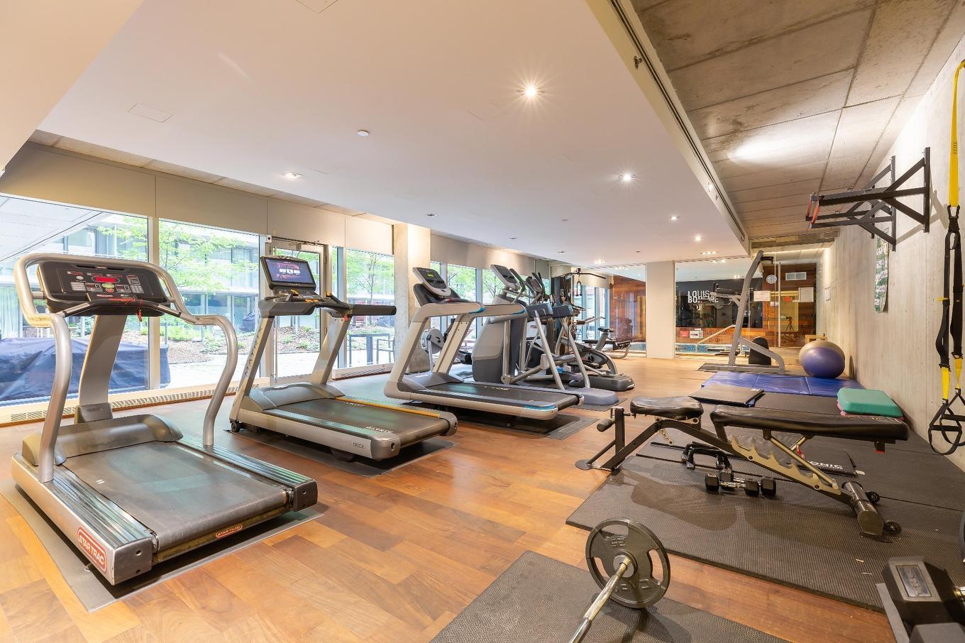 Exercise room - 1109-350 Boul. De Maisonneuve O., Montréal (Ville-Marie), QC - Indoor Photo Showing Gym Room