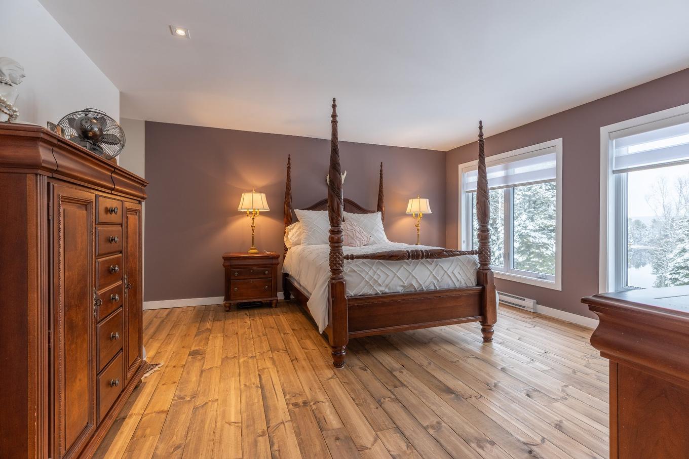Primary bedroom - 421 Ch. Ferland, Saint-Michel-Des-Saints, QC - Indoor Photo Showing Bedroom