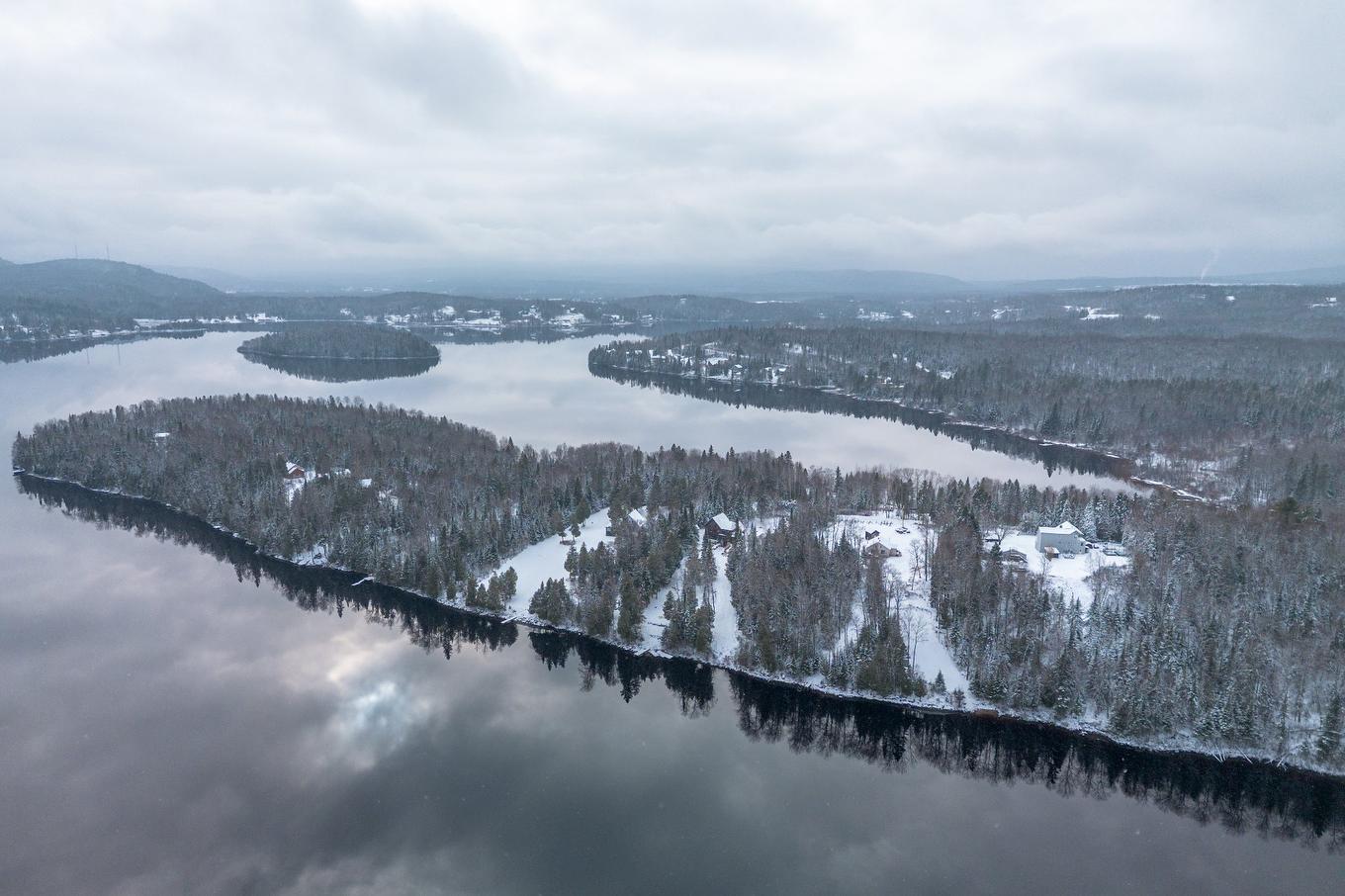 Aerial photo - 421 Ch. Ferland, Saint-Michel-Des-Saints, QC - Outdoor With Body Of Water With View