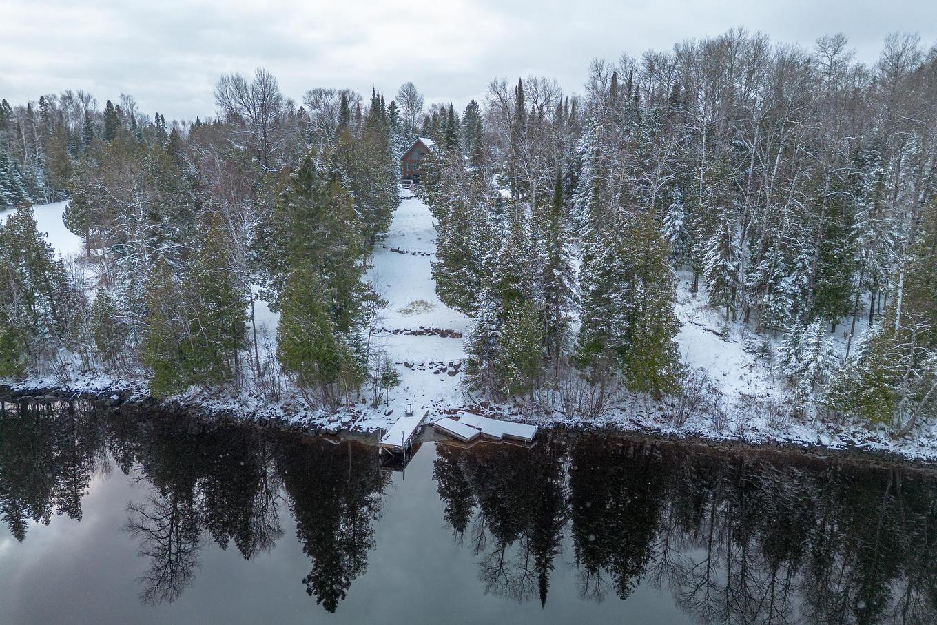 Aerial photo - 421 Ch. Ferland, Saint-Michel-Des-Saints, QC - Outdoor With View