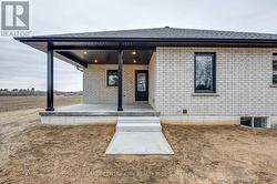 Covered Deck with Gas Line for BBQ -