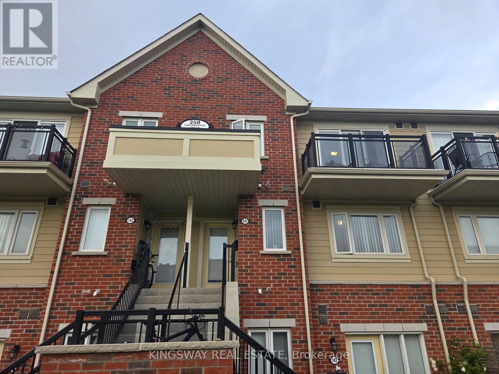 141 - 250 Sunny Meadow Boulevard, Brampton, ON - Outdoor With Balcony