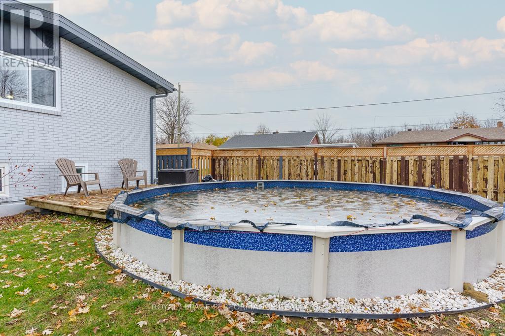 1402 Boyd Street, Cornwall, ON - Outdoor With Above Ground Pool