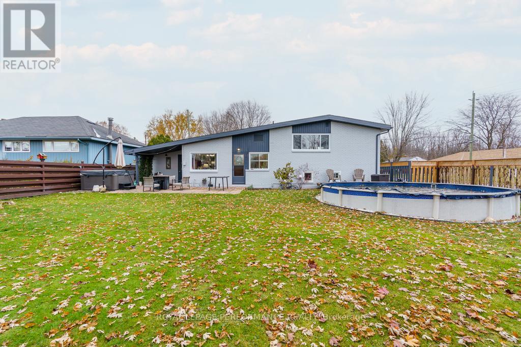 1402 Boyd Street, Cornwall, ON - Outdoor With Above Ground Pool With Backyard