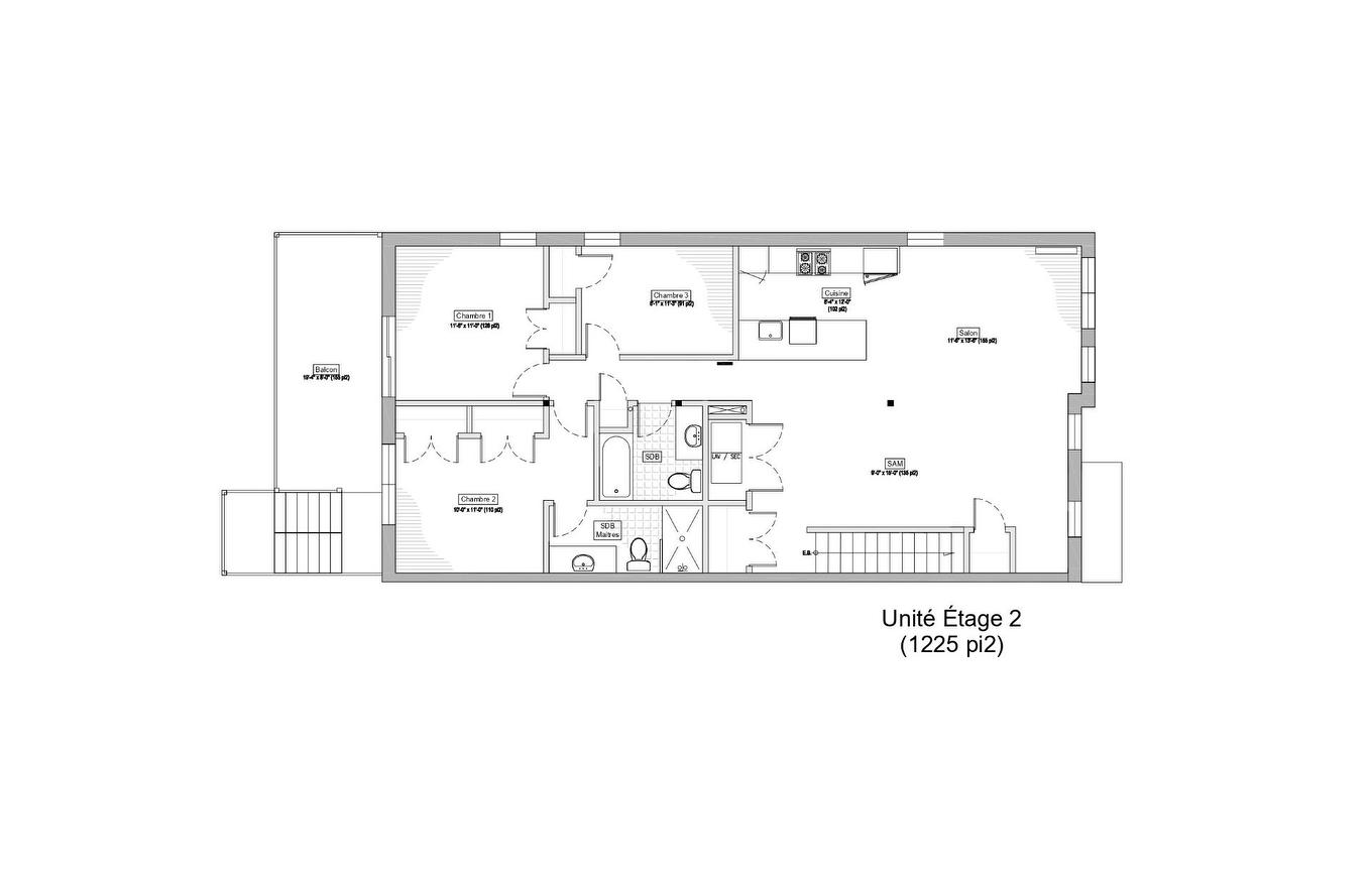 Plan (croquis) - 11379 Av. L'Archevêque, Montréal (Montréal-Nord), QC - Other