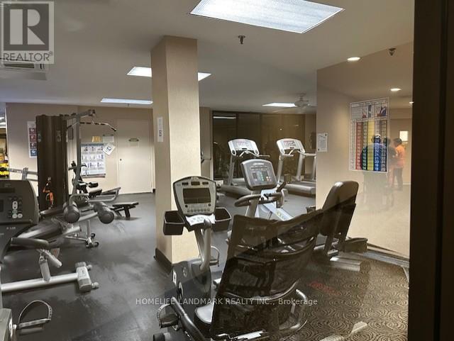 711 - 225 Bamburgh Circle, Toronto, ON - Indoor Photo Showing Gym Room