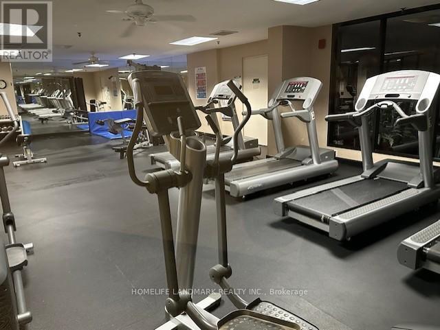 711 - 225 Bamburgh Circle, Toronto, ON - Indoor Photo Showing Gym Room