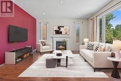 Virtually staged photo -