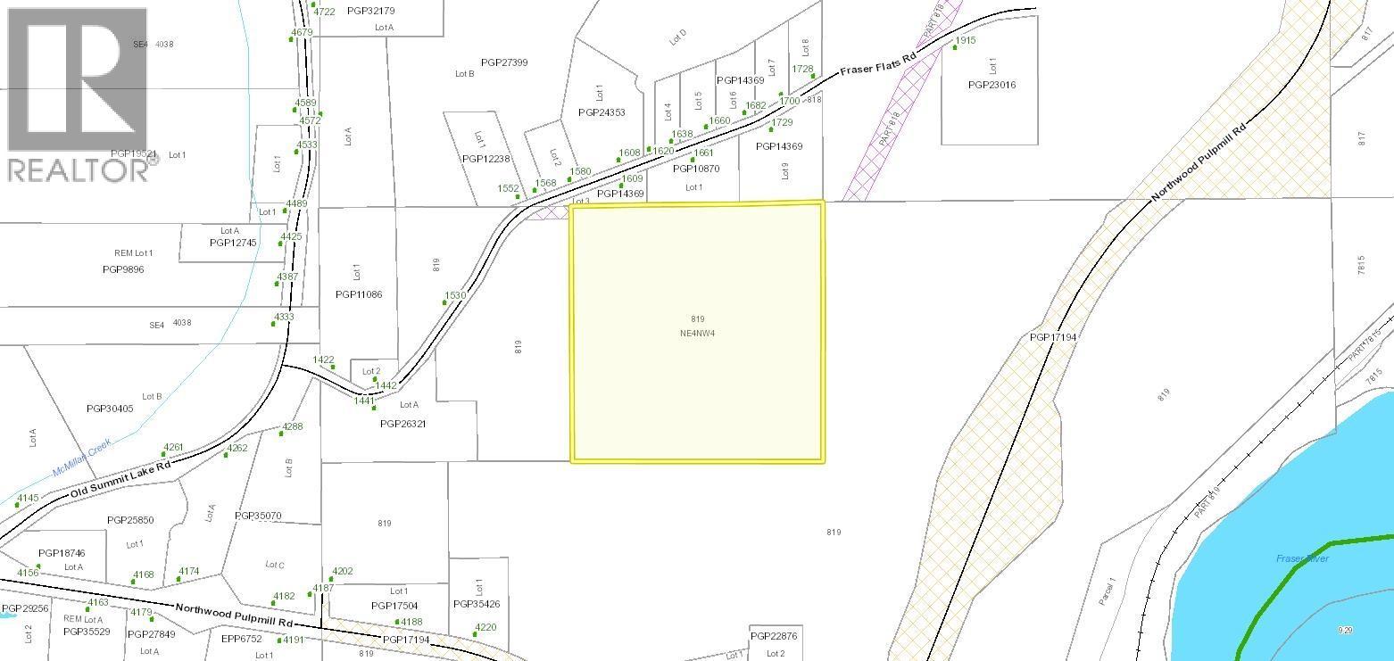 Dl 819 Fraser Flats Road, Prince George, BC