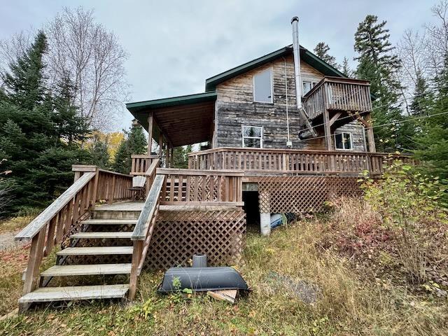 14794 17 Highway E, Dryden, ON - Outdoor With Deck Patio Veranda