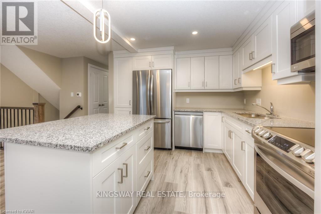 1 Highbook St. Street W, Kitchener, ON - Indoor Photo Showing Kitchen With Stainless Steel Kitchen With Upgraded Kitchen