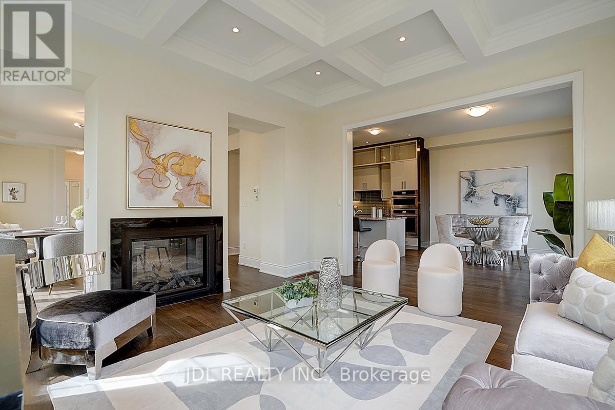 1 Alex Black Street, Vaughan, ON - Indoor Photo Showing Living Room With Fireplace