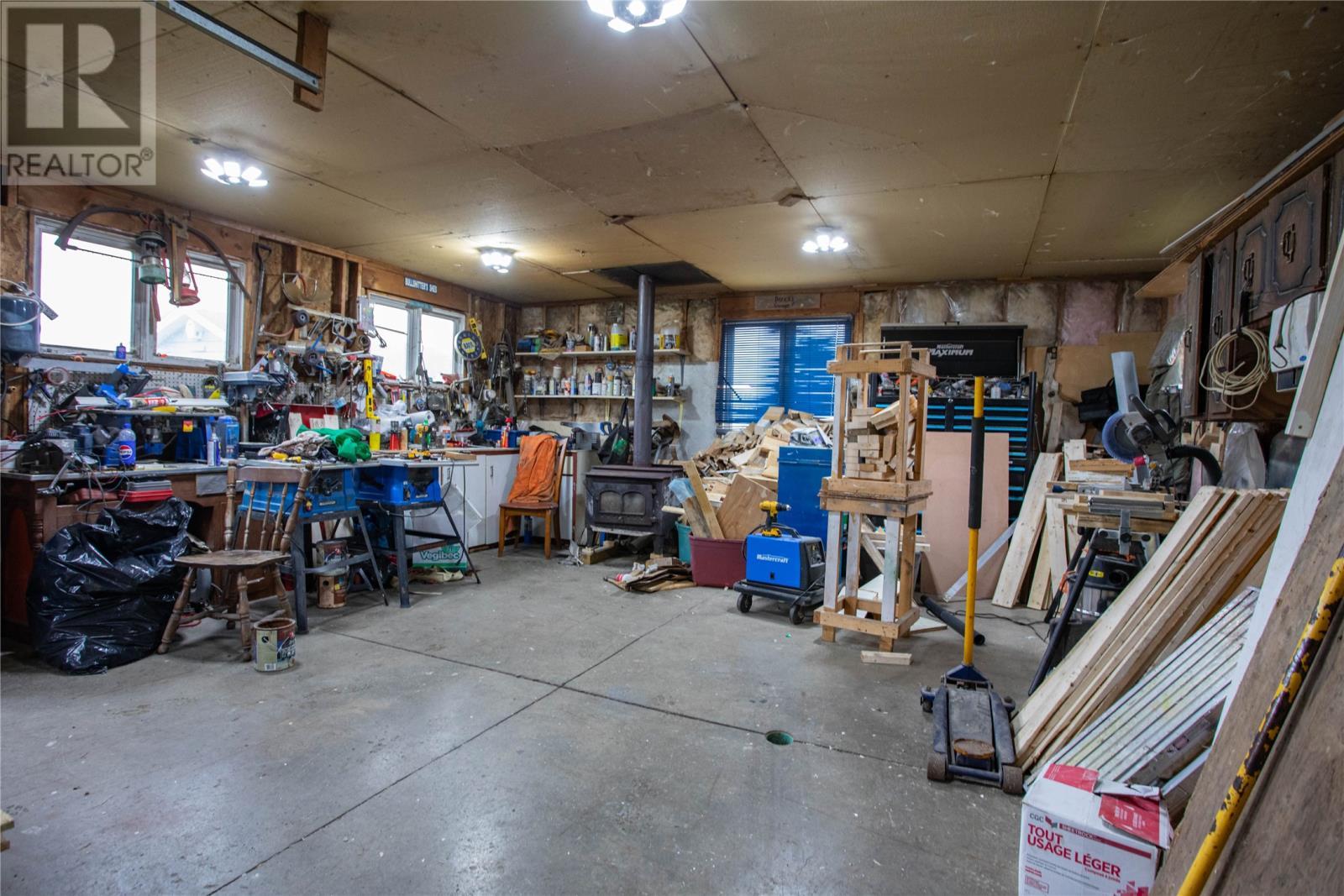 9-11 Pondside Road, Spaniards Bay, NL - Indoor Photo Showing Garage