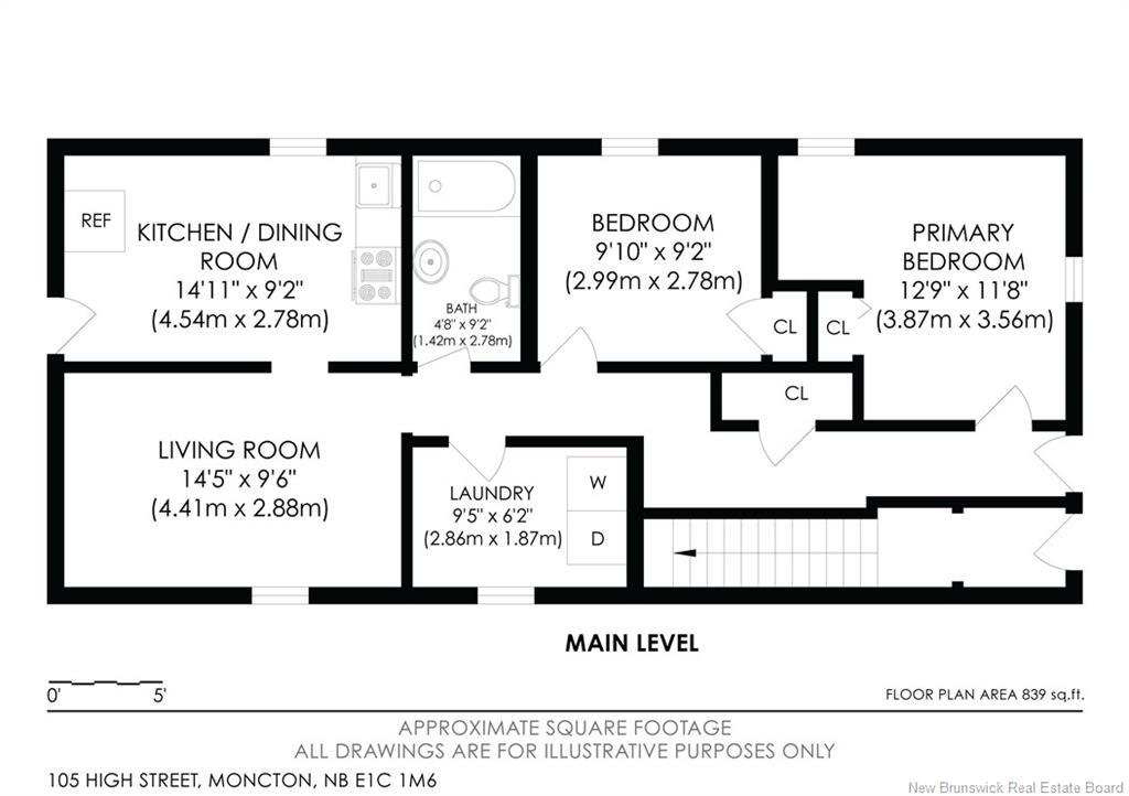 105-105 1/2 High St, Moncton, NB