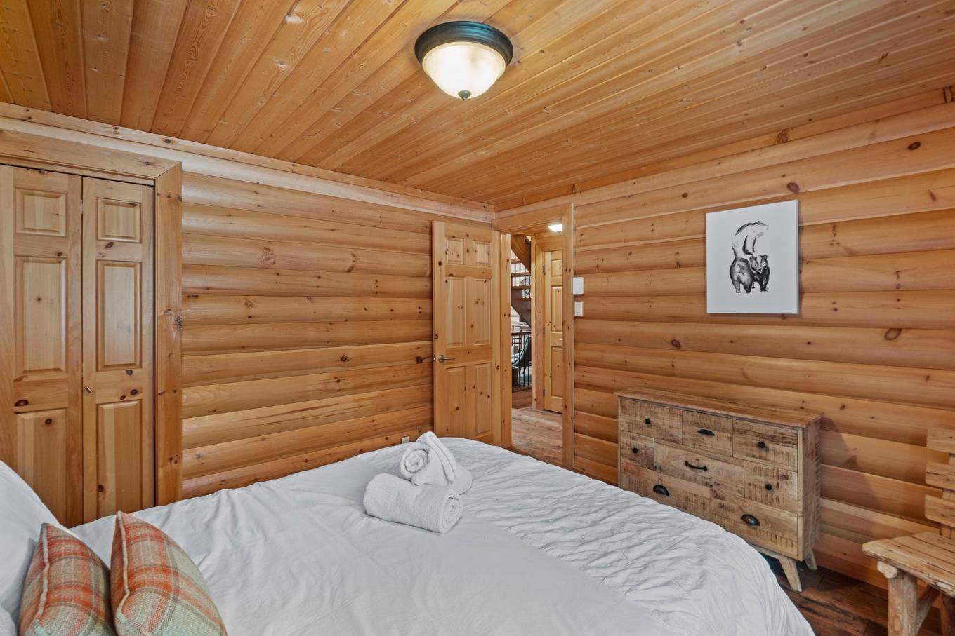 Chambre à coucher - 147 Ch. Du Pavillon-Kanata, Amherst, QC - Indoor Photo Showing Bedroom