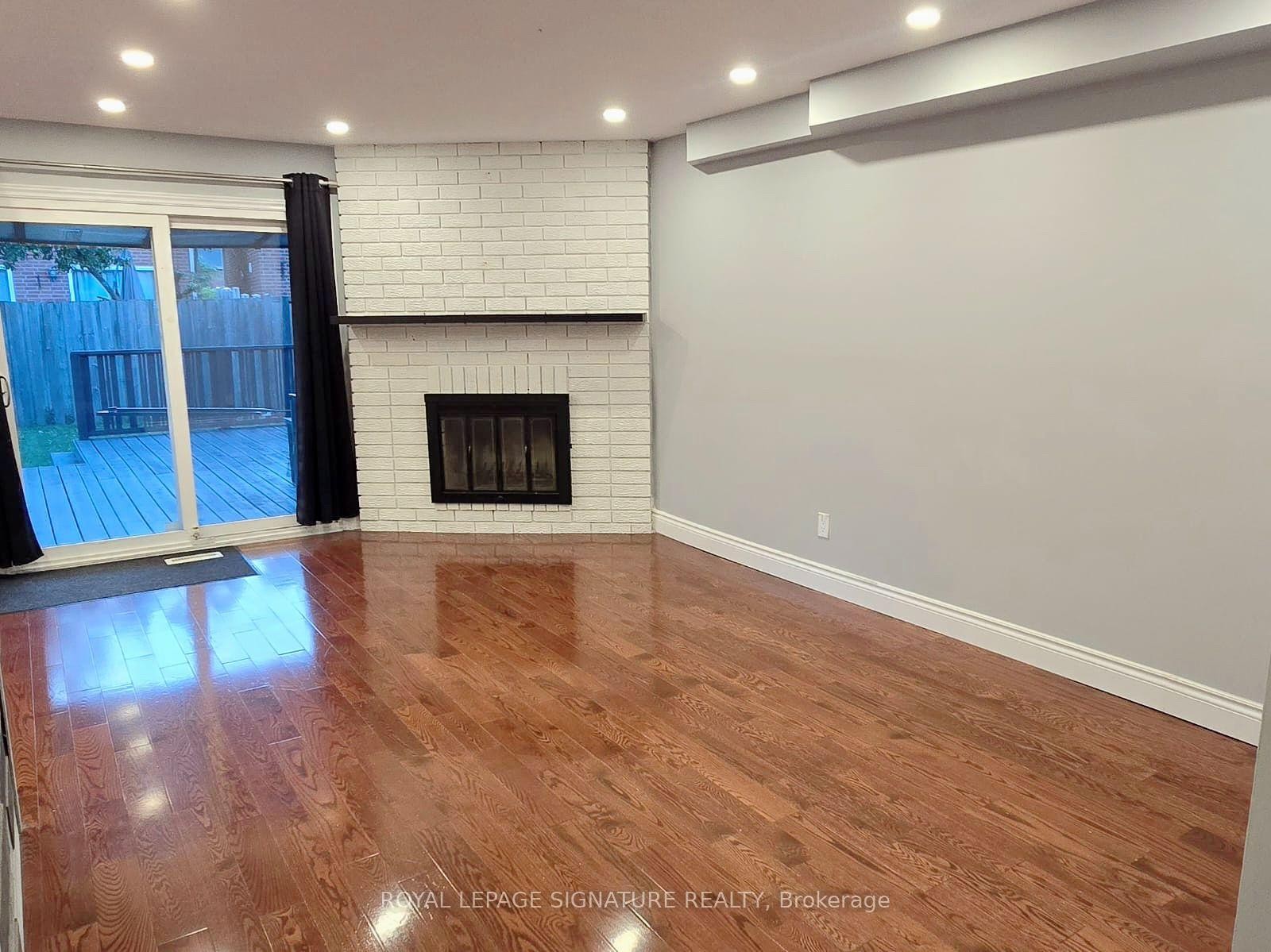 Upper-76 Crenshaw Court, Brampton, ON - Indoor Photo Showing Other Room With Fireplace
