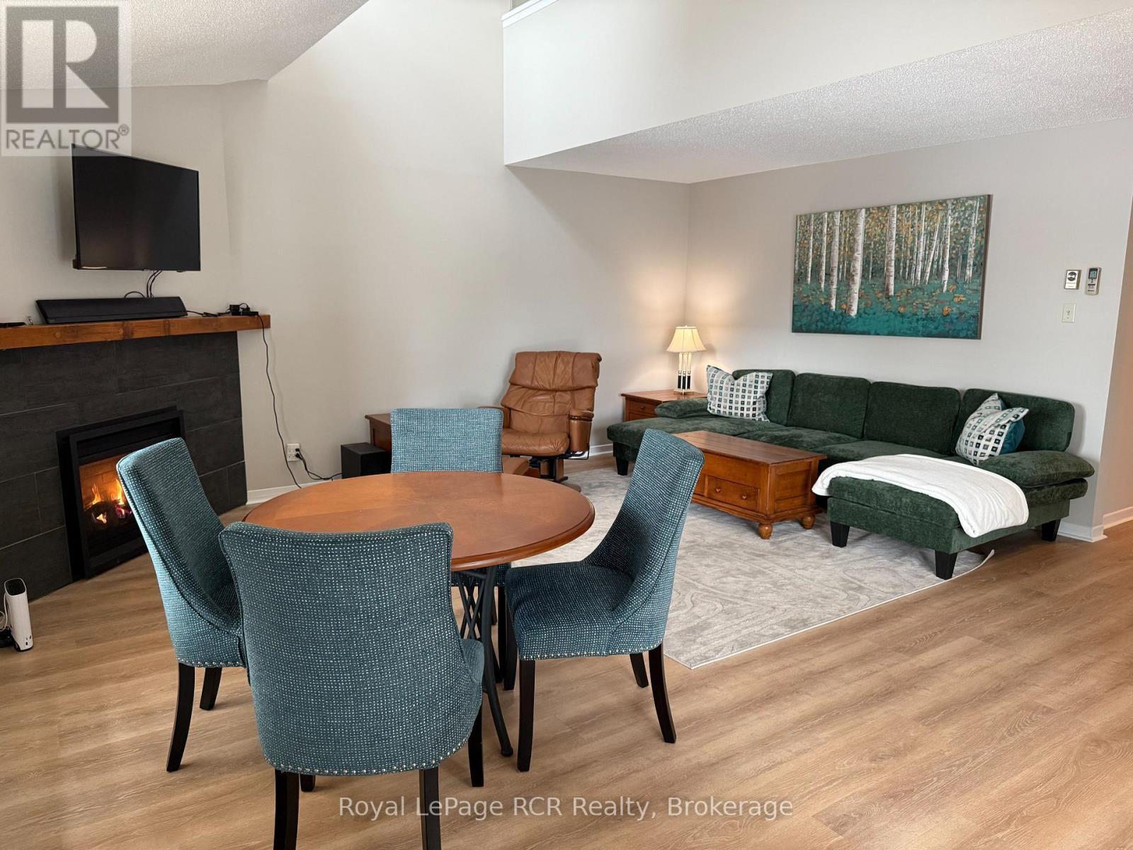 2 - 2 Trafalgar Road, Collingwood, ON - Indoor With Fireplace