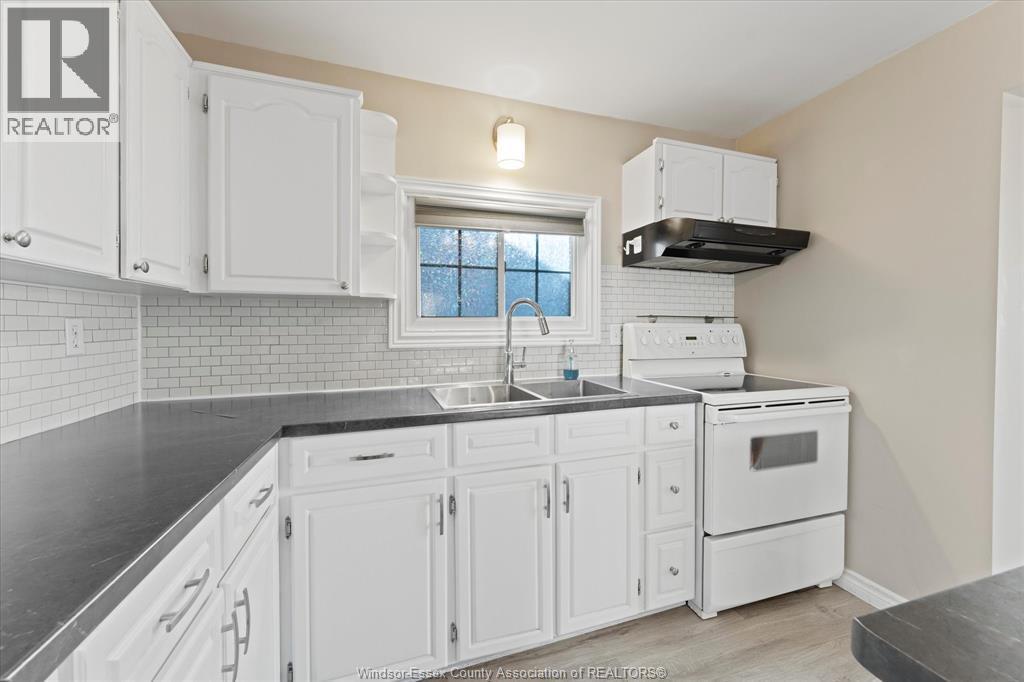 379 Laporte Avenue, Windsor, ON - Indoor Photo Showing Kitchen With Double Sink