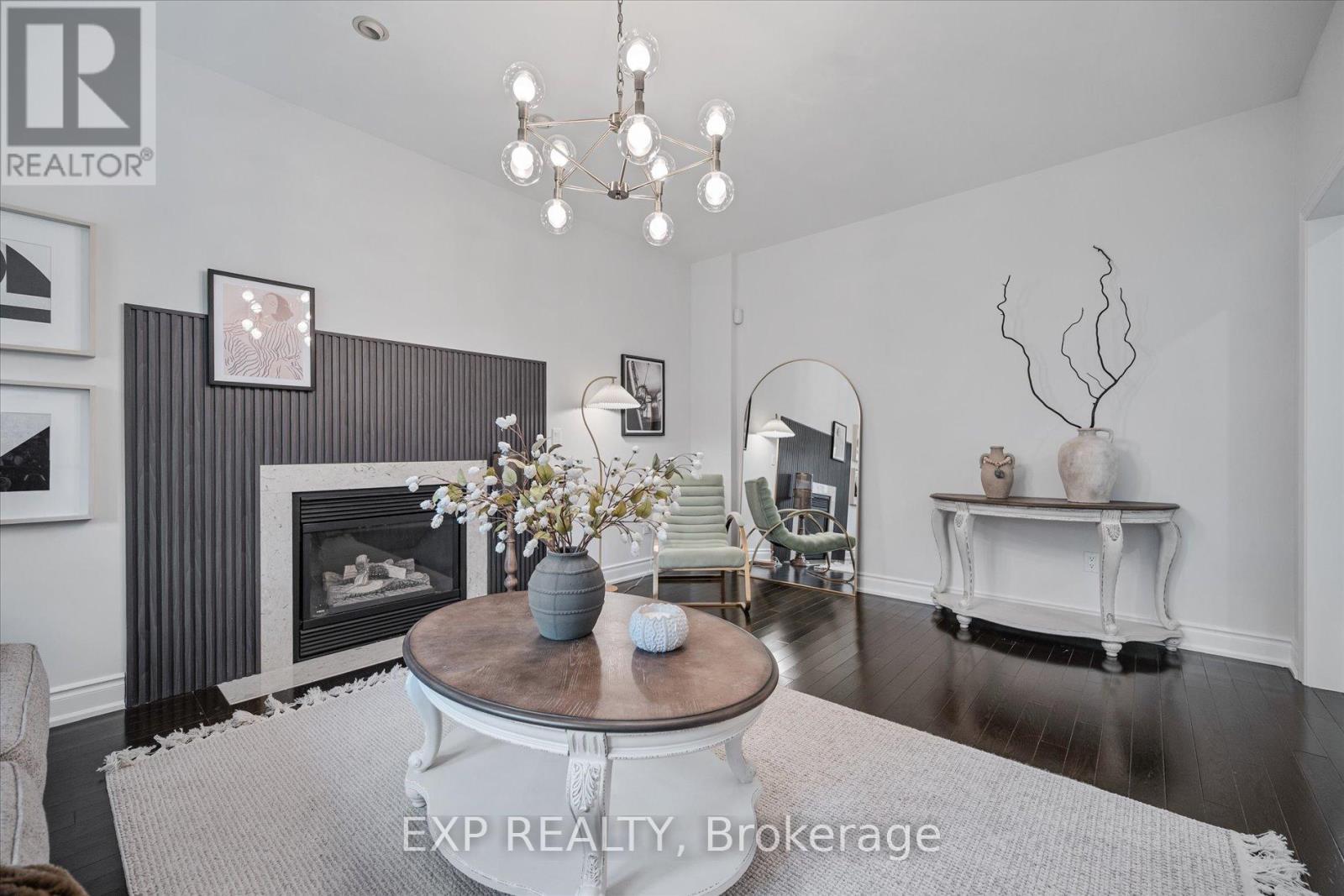 367 Calvert Road, Markham, ON - Indoor Photo Showing Living Room With Fireplace