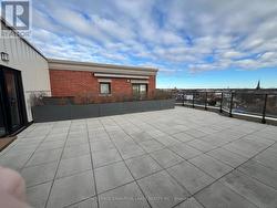 Rooftop patio on the east side -