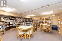 Quiet library space for reading and work. -