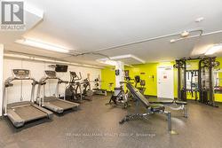 Fully equipped gym for residents. -