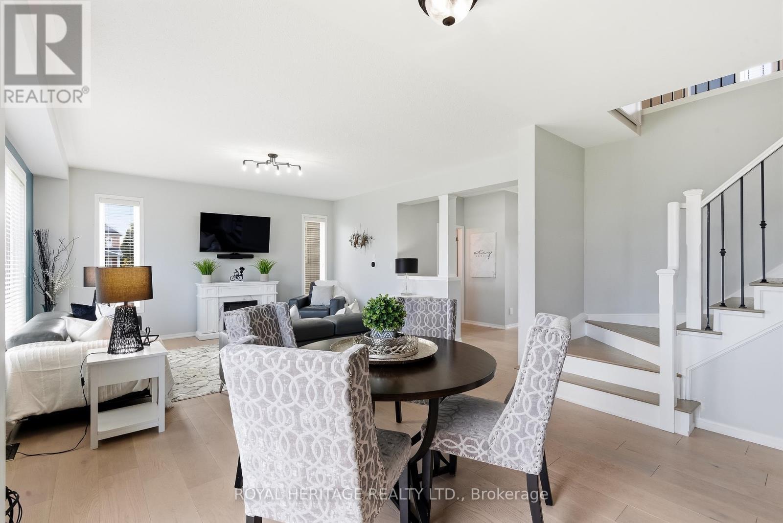 7 Sunderland Meadows Drive, Brock, ON - Indoor Photo Showing Living Room With Fireplace