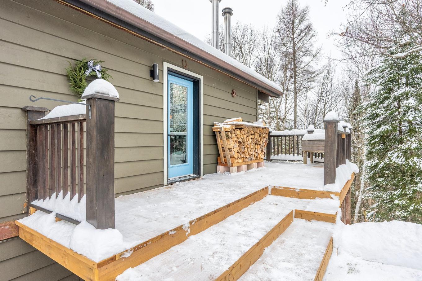Balcony - 1381 - 1383 Rue Trudel, Mont-Tremblant, QC - Outdoor With Deck Patio Veranda With Exterior