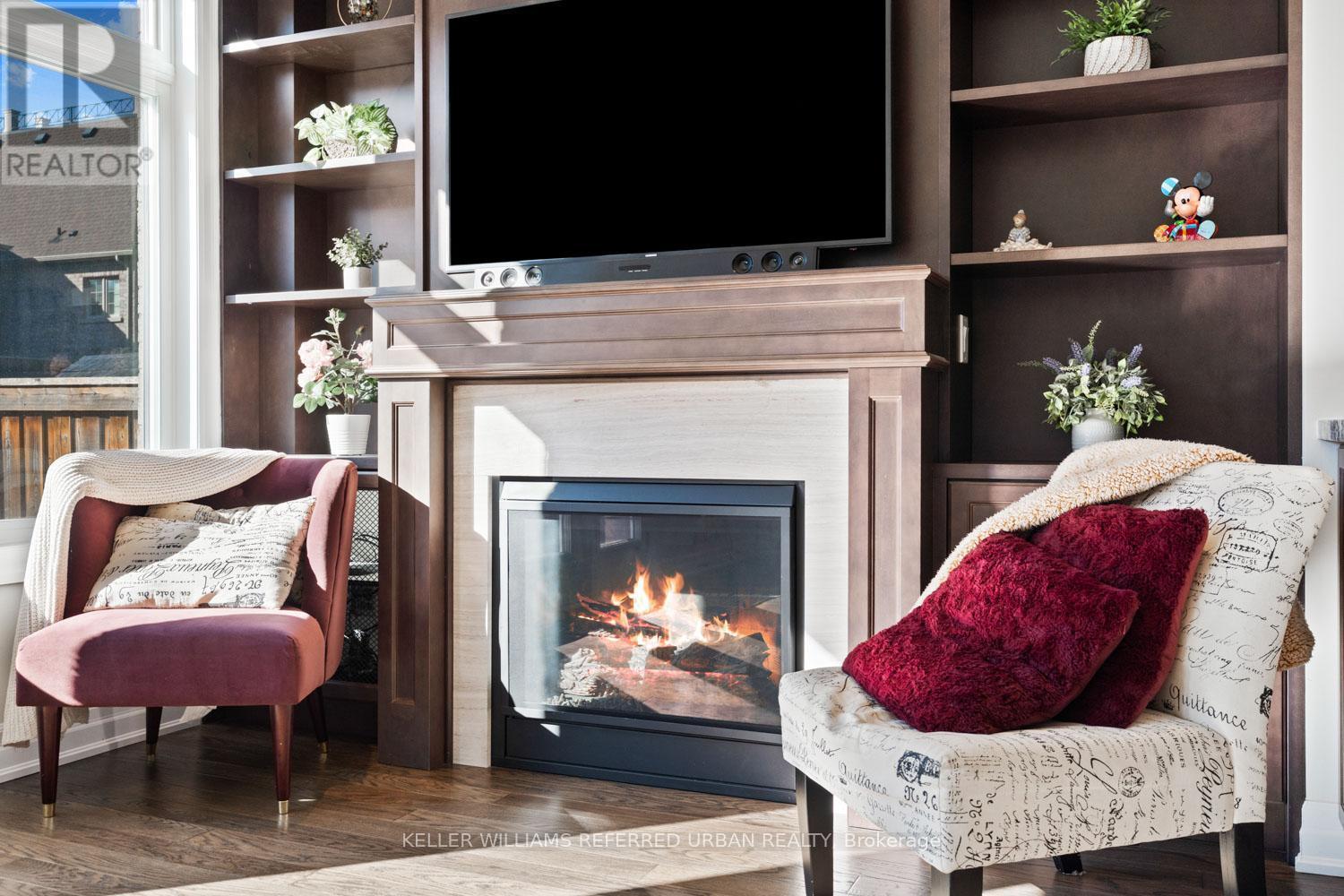 58 Wells Orchard Crescent, King, ON - Indoor With Fireplace