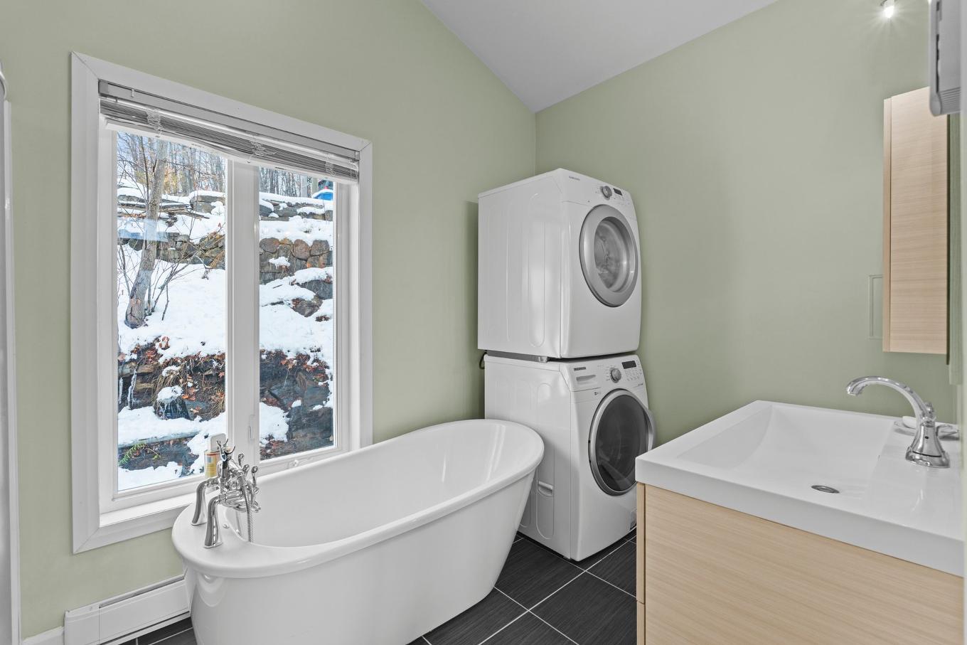 Salle de bains - 700 Rue Du Cap, Saint-Hippolyte, QC - Indoor Photo Showing Laundry Room