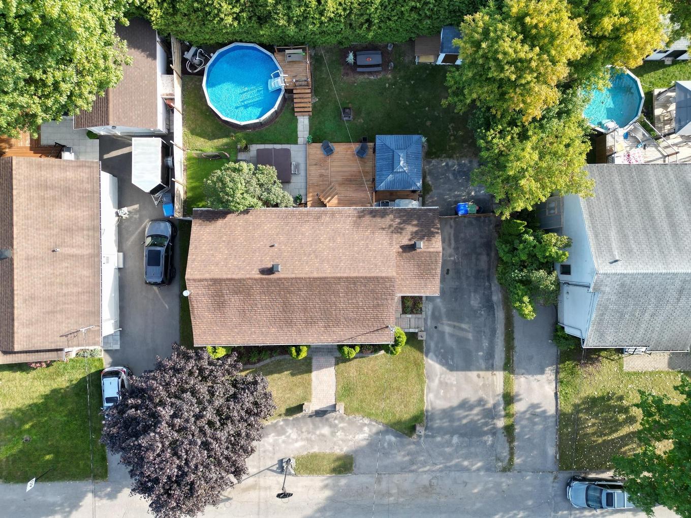 Overall view - 1223 23E Avenue, Saint-Jérôme, QC - Outdoor With Above Ground Pool
