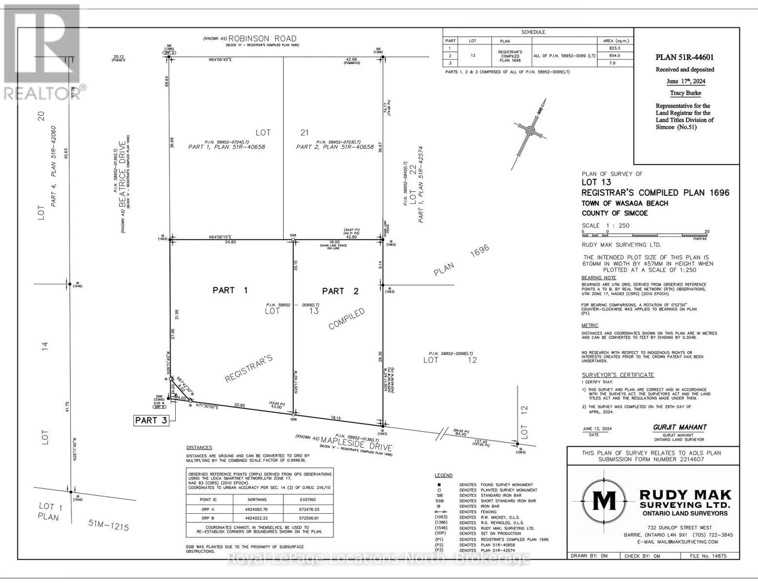 13 Pt 2 Mapleside Drive, Wasaga Beach, ON