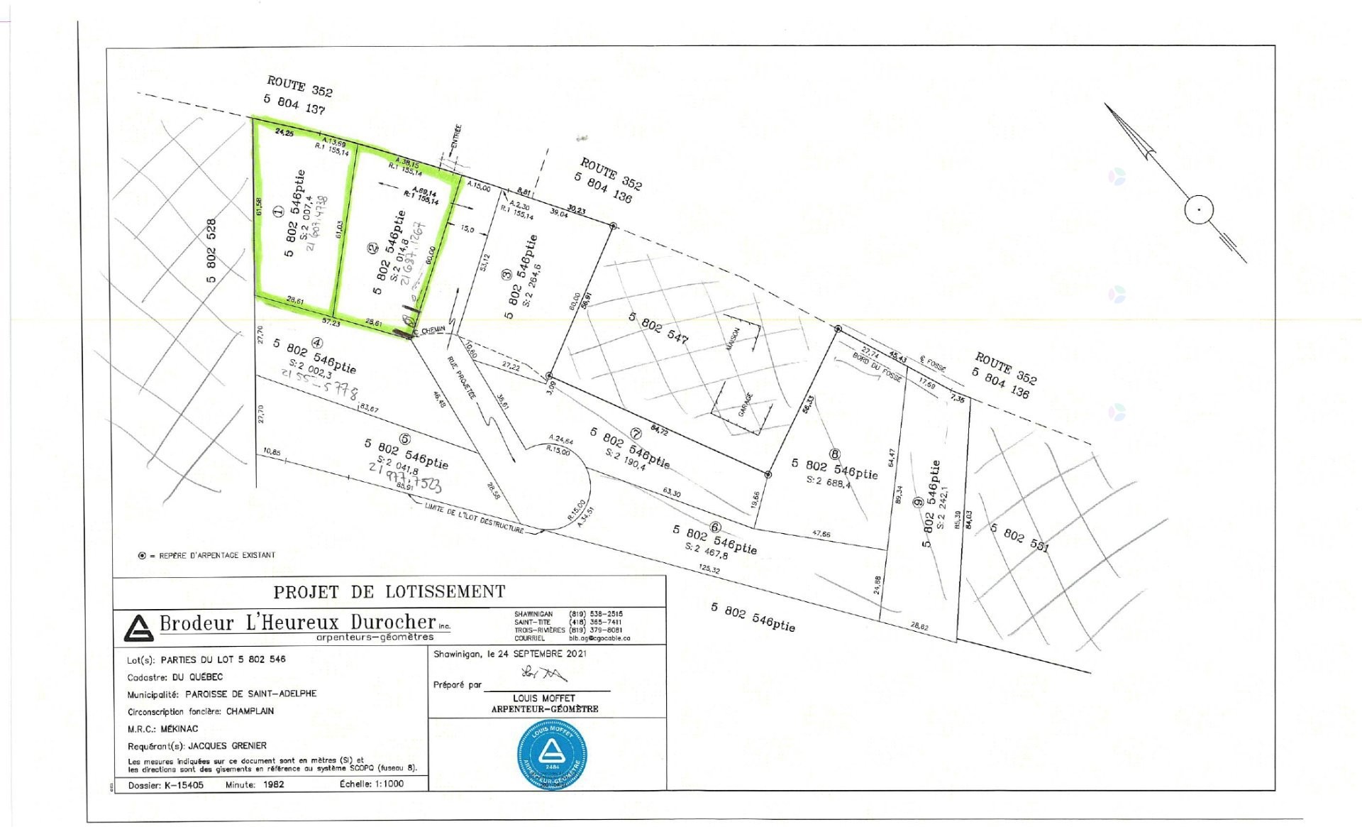 Floor Plan - 1 Route 352, Saint-Adelphe, QC