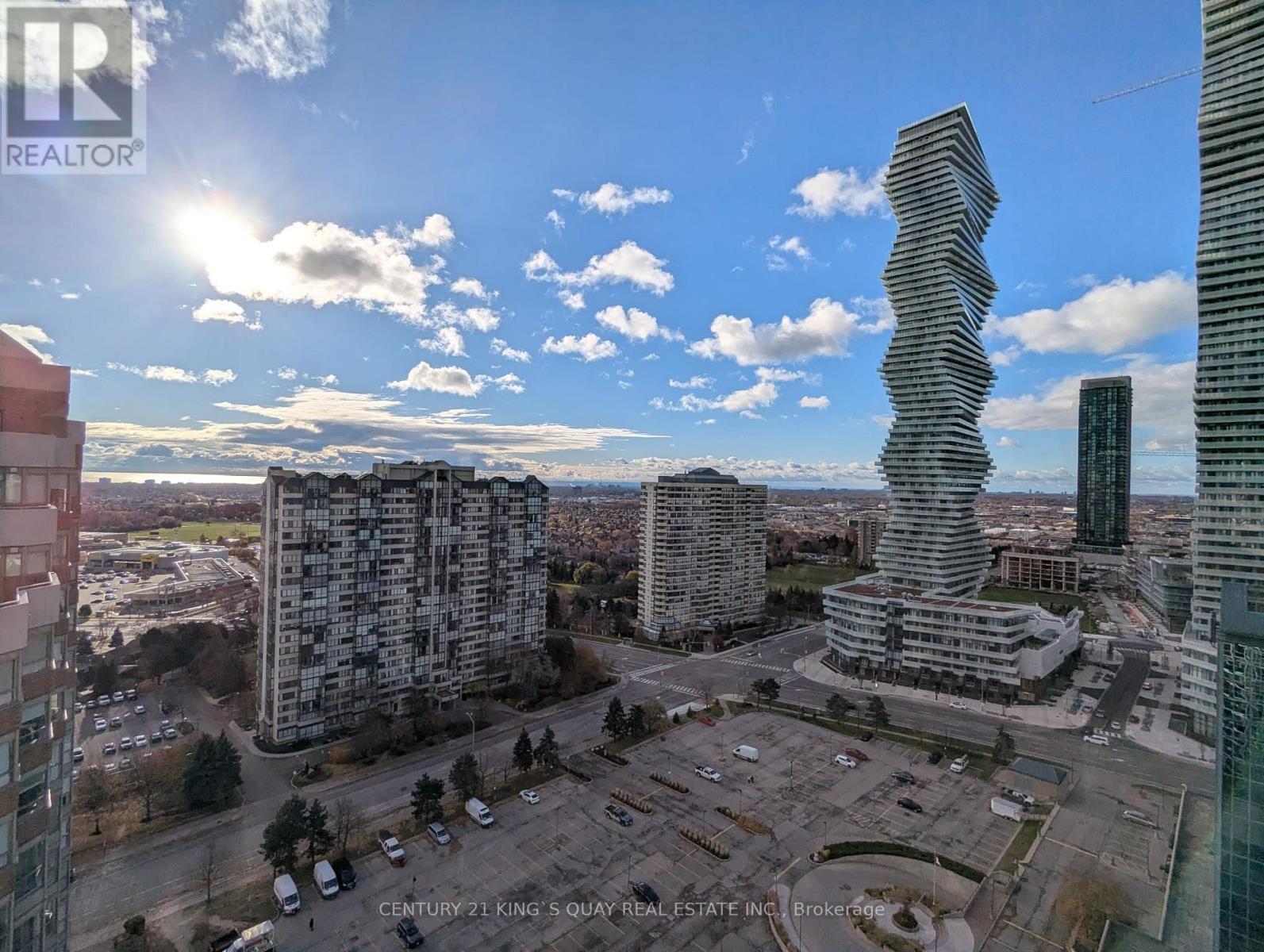 2210 - 330 Burnhamthorpe Road W, Mississauga, ON - Outdoor With View