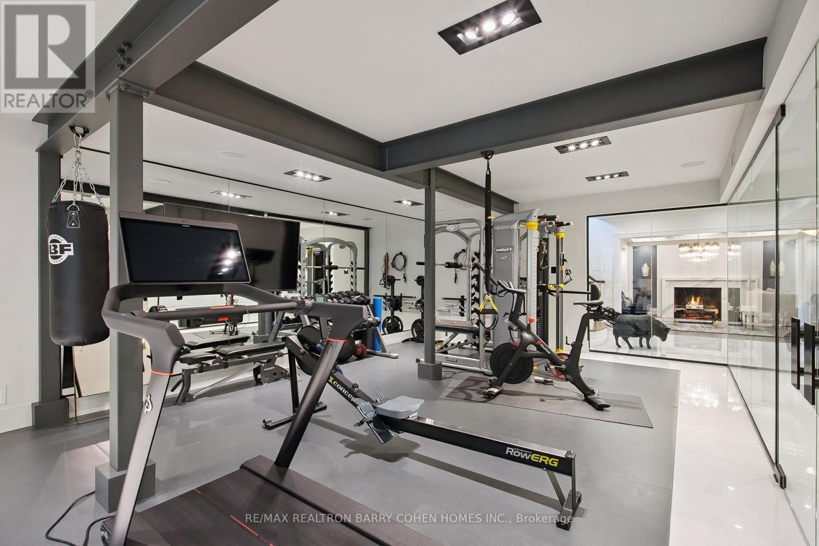 91 Fairfield Drive, King, ON - Indoor Photo Showing Gym Room