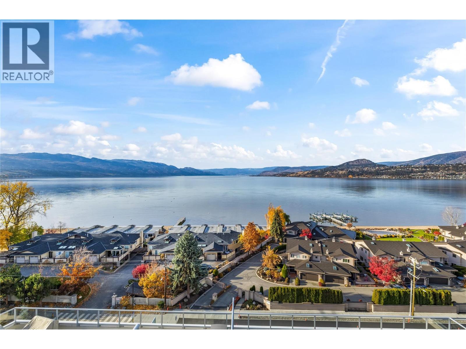 View from Terrace - 3340 Lakeshore Road Unit# 902, Kelowna, BC - Outdoor With Body Of Water With View