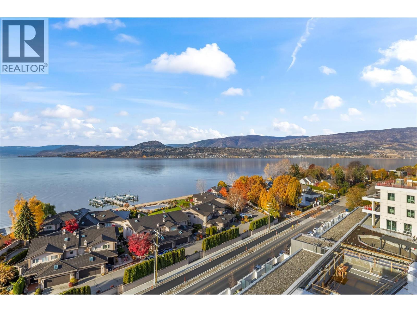 View from Terrace - 3340 Lakeshore Road Unit# 902, Kelowna, BC - Outdoor With Body Of Water With View