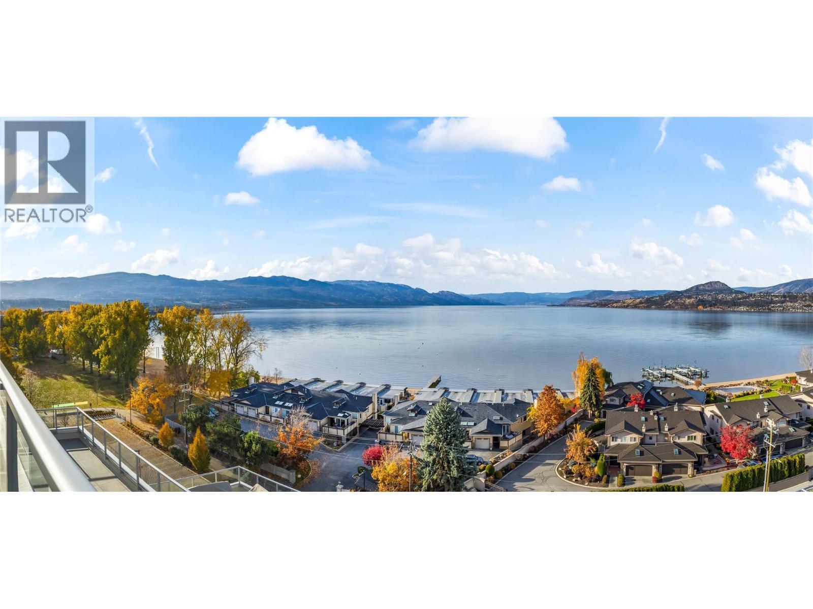 View from Terrace - 3340 Lakeshore Road Unit# 902, Kelowna, BC - Outdoor With Body Of Water With View
