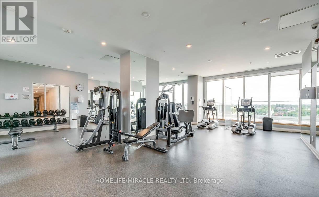 1301 - 565 Wilson Avenue, Toronto, ON - Indoor Photo Showing Gym Room