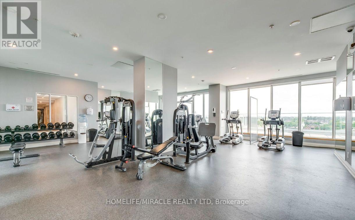 1301 - 565 Wilson Avenue, Toronto, ON - Indoor Photo Showing Gym Room