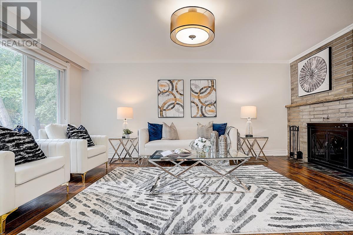 55 Three Valleys Drive, Toronto, ON - Indoor With Fireplace