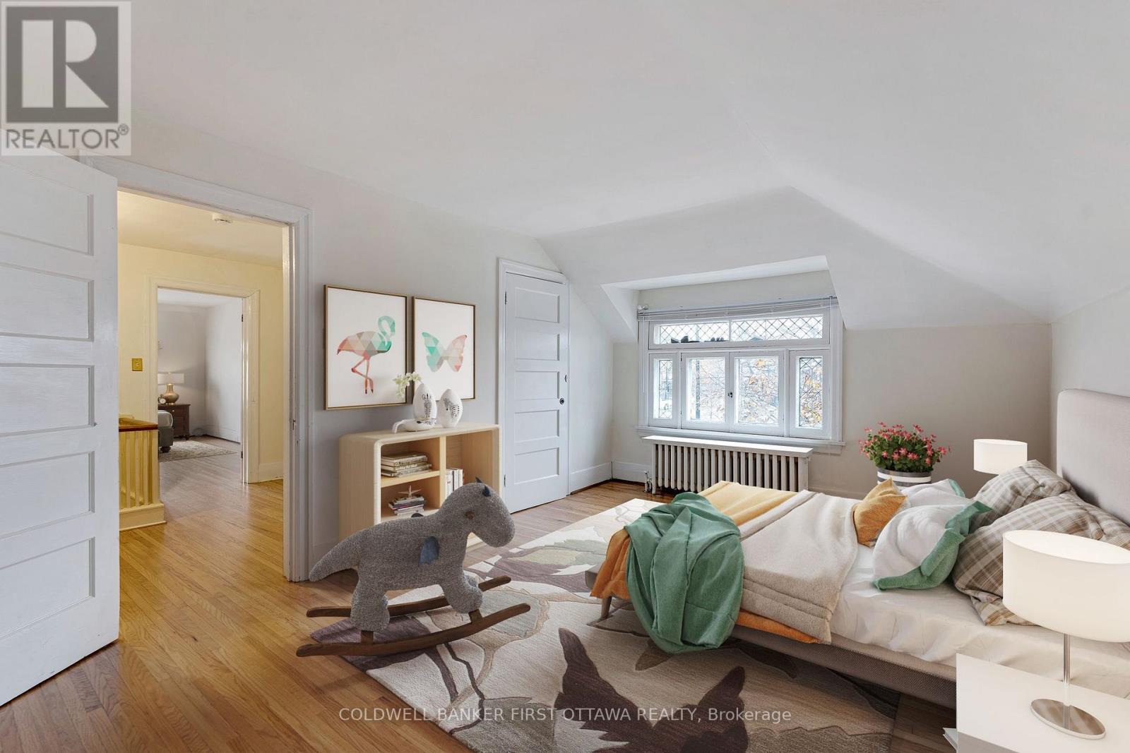 this image has been virtually staged - 2 Gladstone Avenue, Smiths Falls, ON - Indoor Photo Showing Bedroom