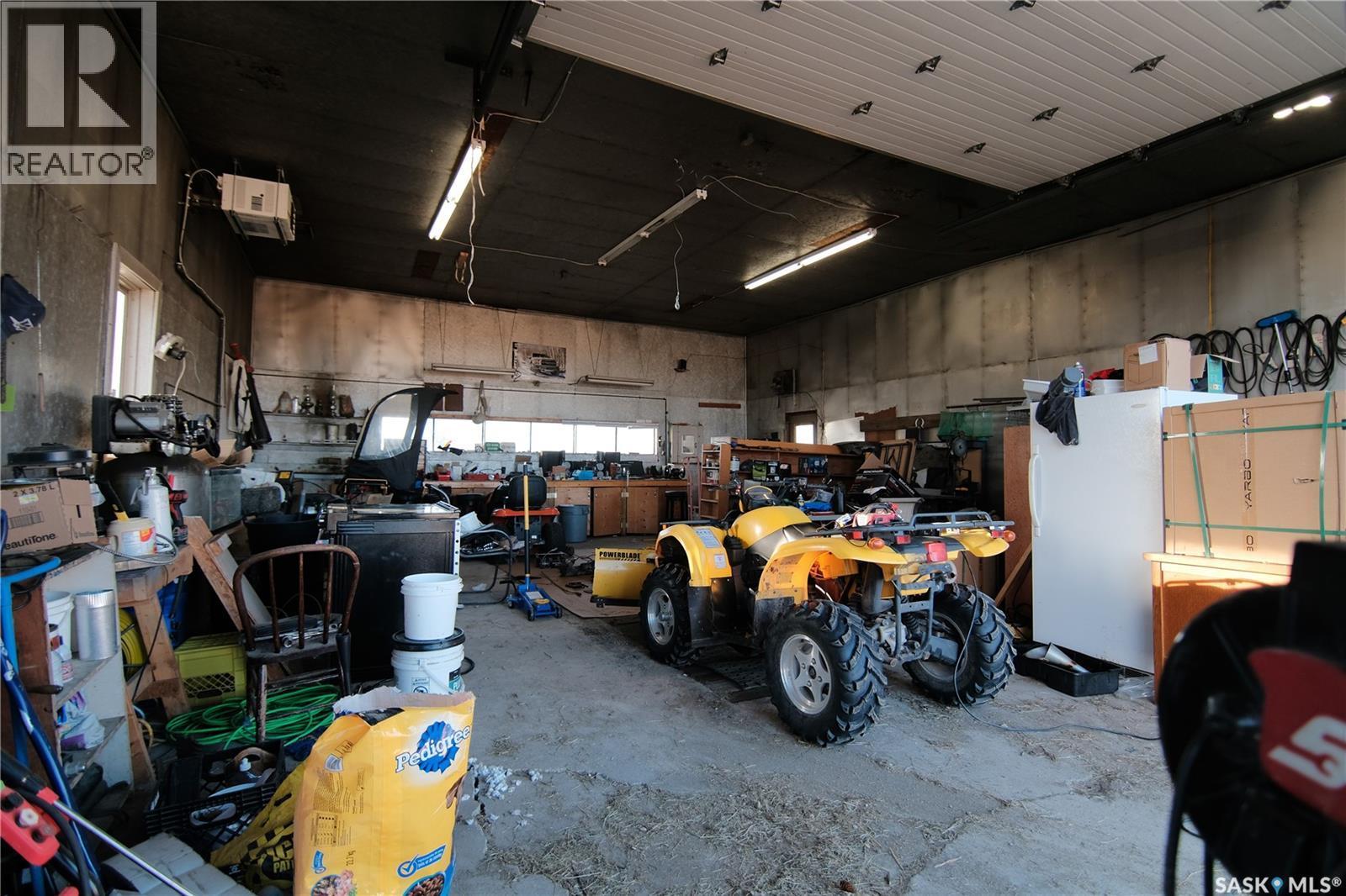 Tait Acreage, Wolseley Rm No. 155, SK - Indoor Photo Showing Garage