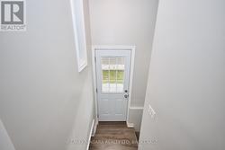 Stairs to basement with separate entrance -