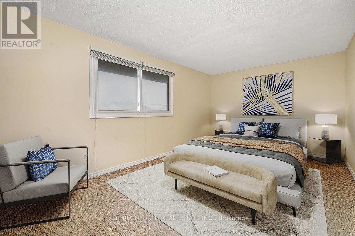 Virtually Staged-Primary Bedroom - 22 - 2570 Southvale Crescent, Ottawa, ON - Indoor Photo Showing Bedroom