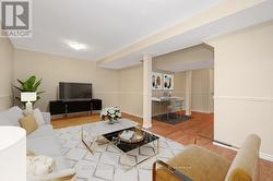 Virtually Staged-Basement Rec Room -